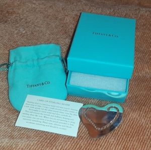 Tiffany & Co. Heart shaped Bookmark.